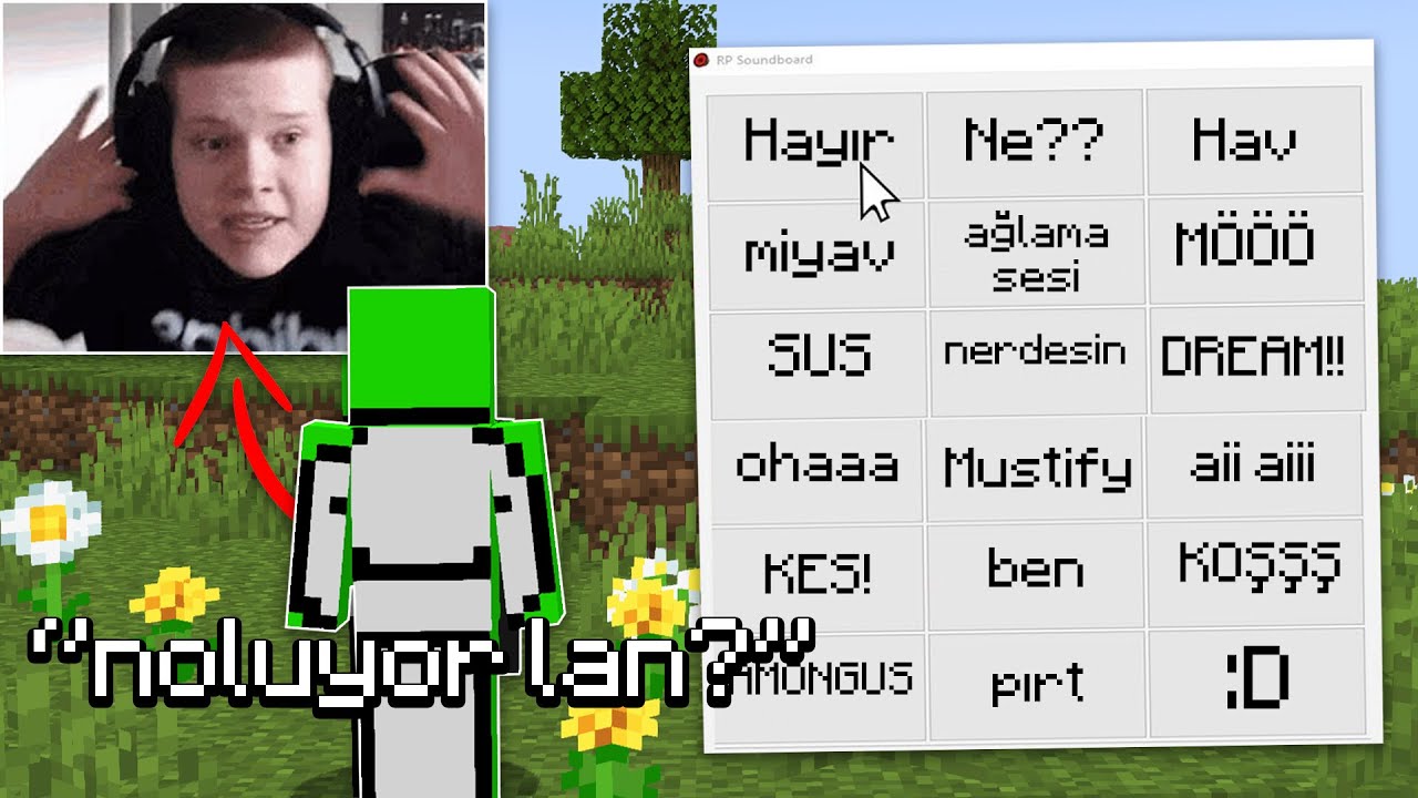Minecraft'ta Yayıncıyı SAHTE SES Programı İle TROLLEDİM!