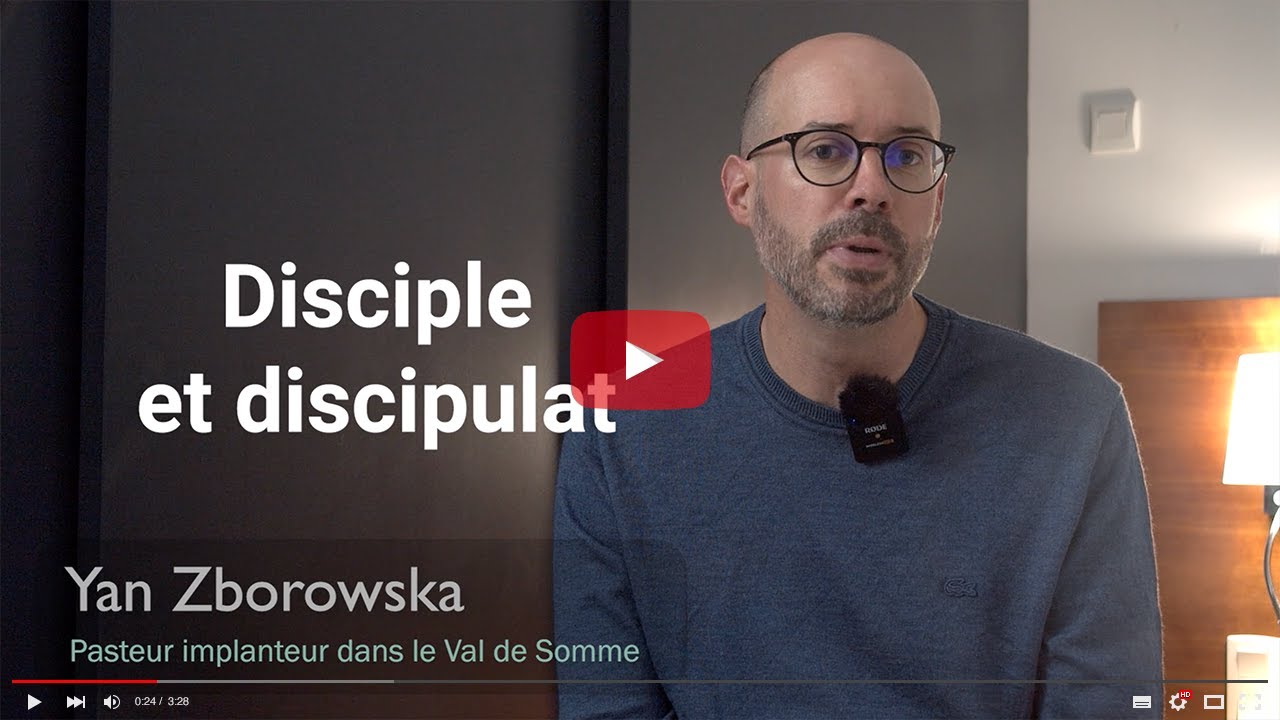 Séance 1 - Qu'est-ce qu'un disciple de Jésus-Christ ? Yan Zborowska