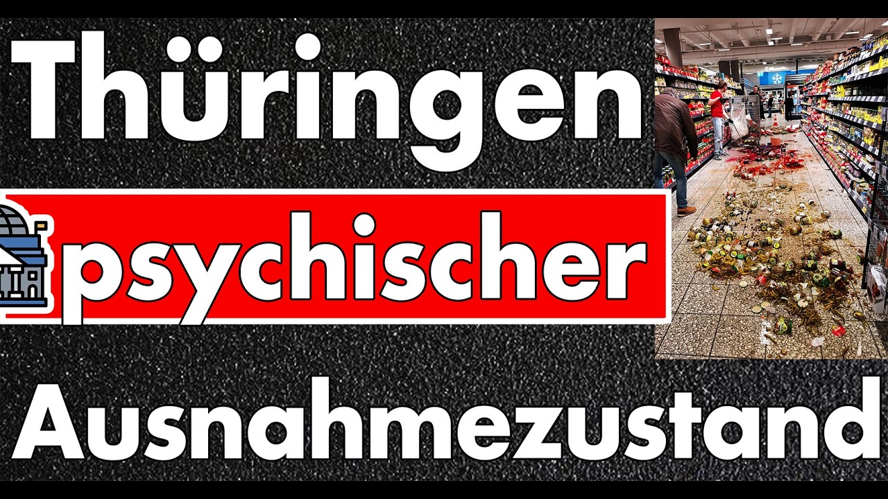 Afghane randaliert in Supermarkt - psychischer Ausnahmezustand & Klinik! Völlige Kapitulation!