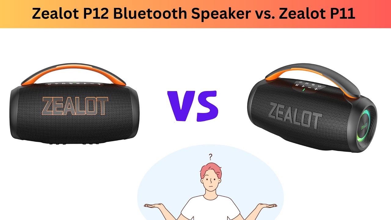 Zealot P12 Bluetooth Speaker vs Zealot P11 #zealotspeakers #portablespeaker