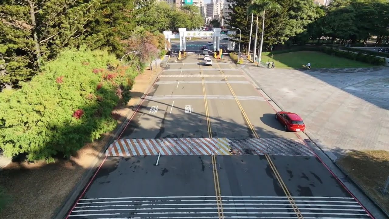 中興大學 中興湖 校門 空拍