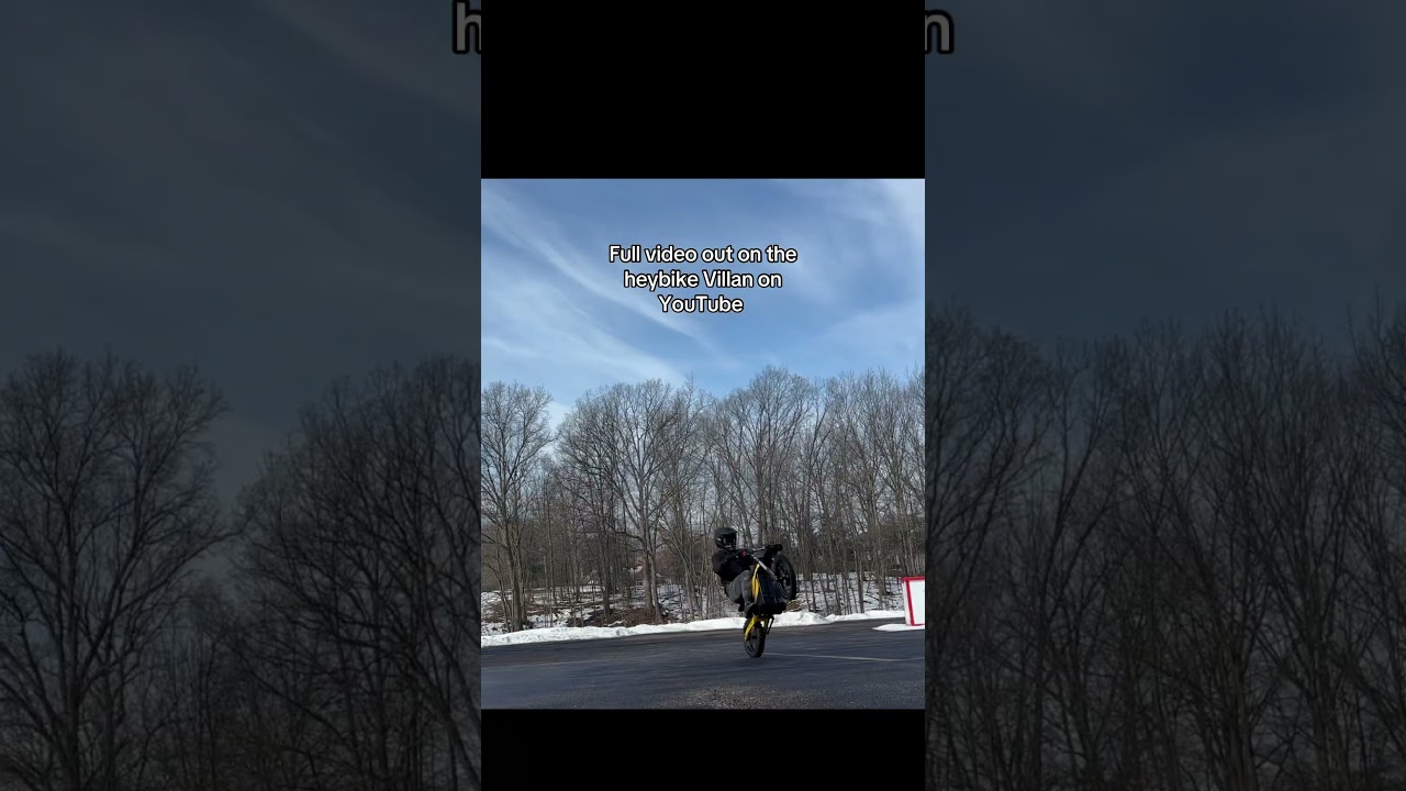Новый полнометражный фильм уже вышел!!! Смотрите! #heybike Villan #villan #makeyourownlane #ebike...