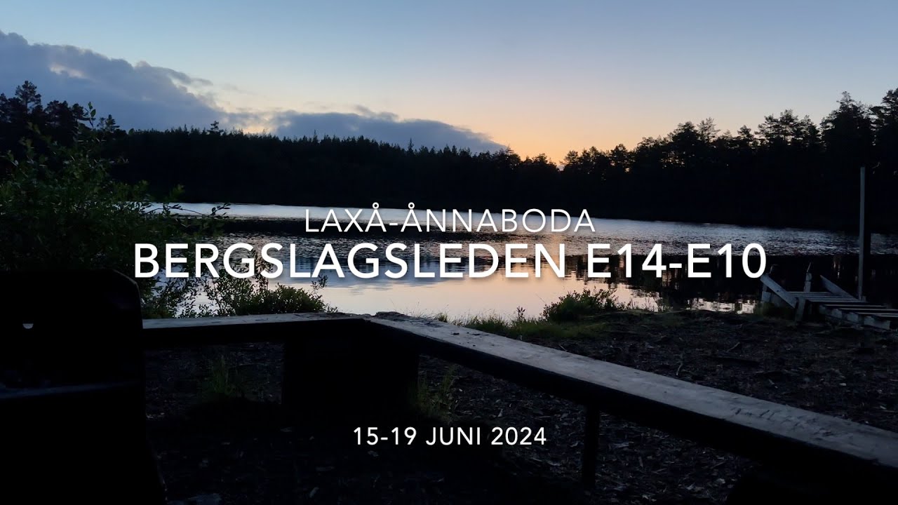 Vandring Bergslagsleden Laxå-Ånnaboda juni 2024