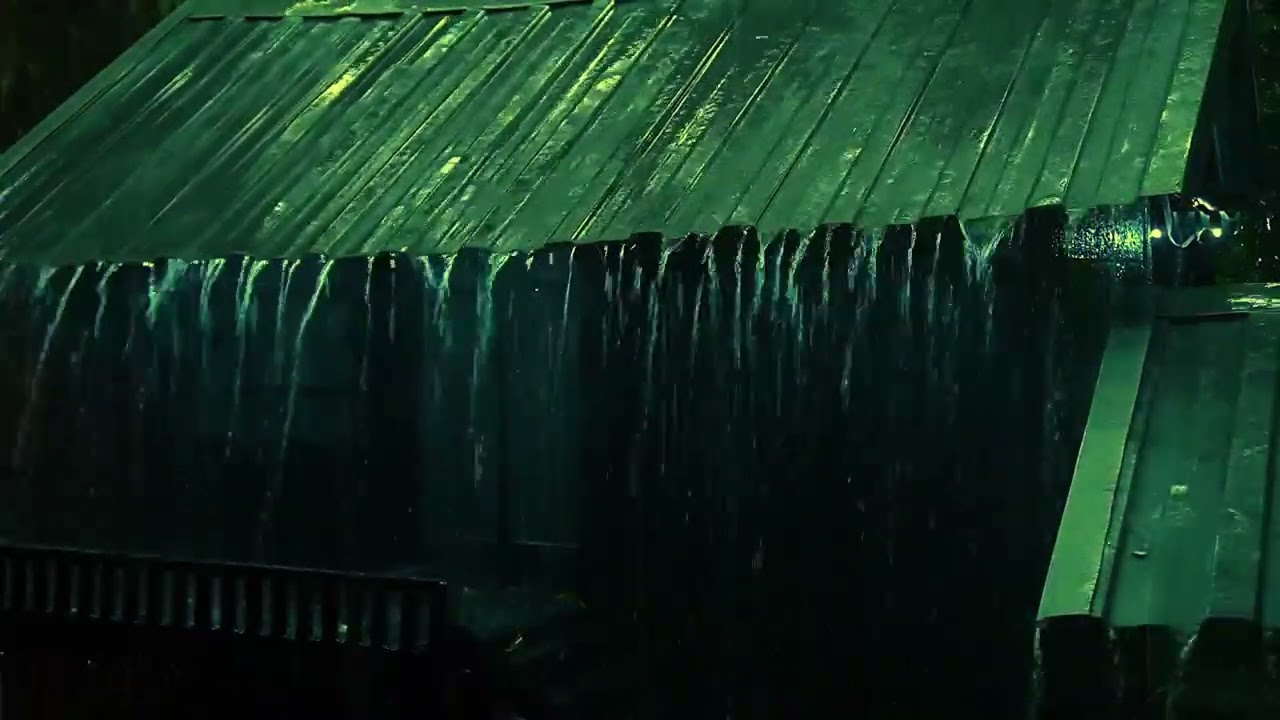 Heavy Rain & Paramount Thunder on Tin Roof ⛈️ Fall Asleep Fast & Relieve Stress