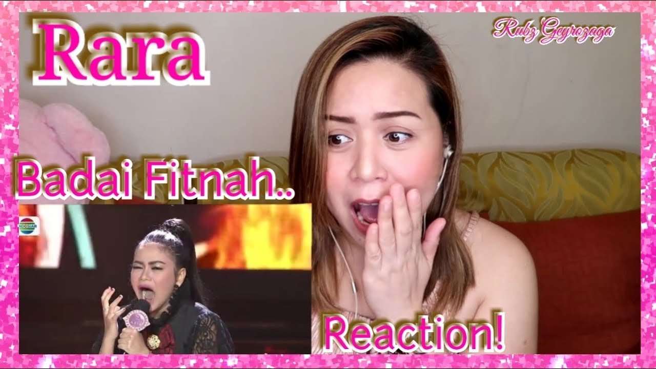 RARA---BADAI FITNAH---REACTION VIDEO|Rubz Geyrozaga