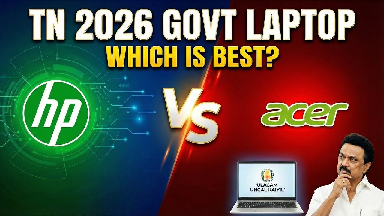 TN Govt Laptop 2026: HP vs ACER - எது Best? 🔥 | Gaming Review