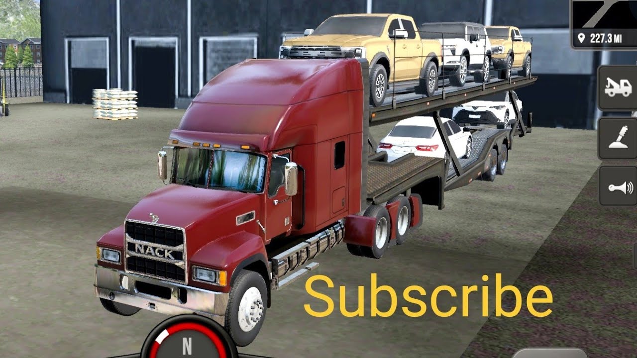 Car Carrier Truck Driving | Euro Truck Simulator 2 Realistic Gameplay