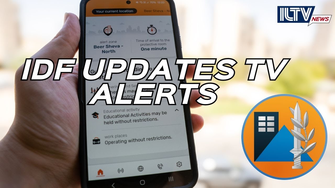 IDF Home Front Command updates TV alert system with clearer visuals