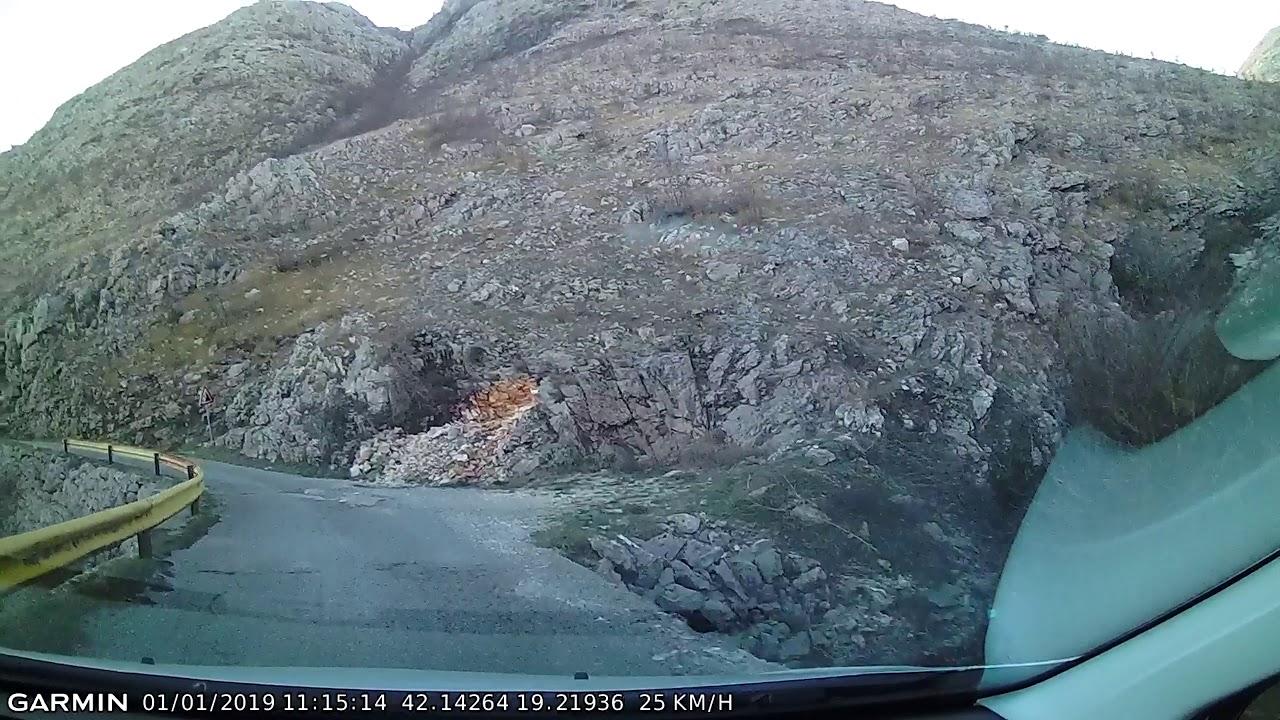 DRIVE #443: Virpazar-Godinje-Ostros-Vladimir (Montenegro) (timelapse 4x) *Read Description*