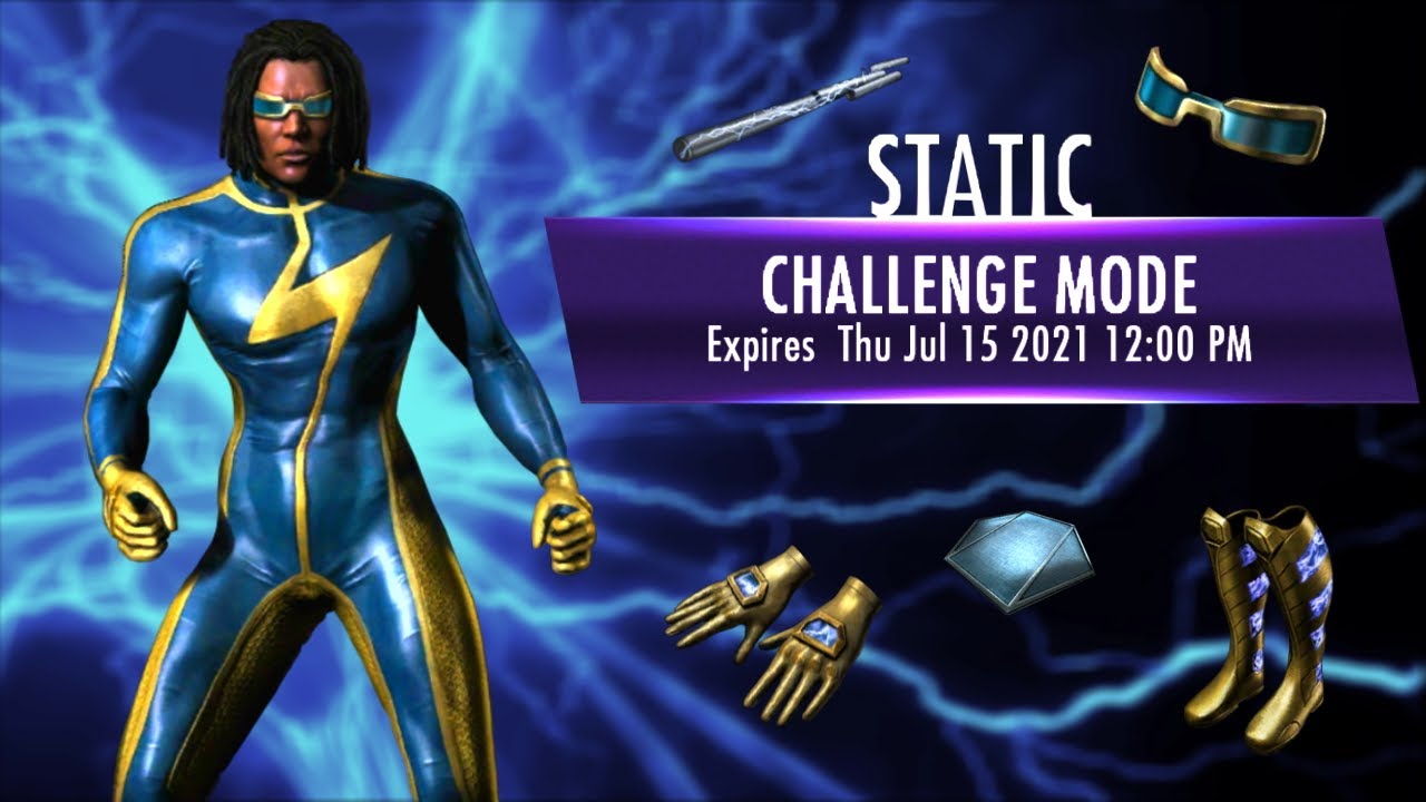 Static Challenge Mode FULL RUN + PZ Elite Ultimate Reward! - Injustice Mobile Playthrough DAY 31