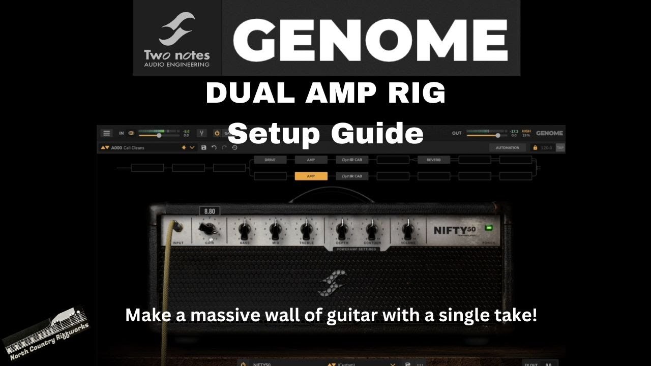 Two Notes GENOME Dual Amp Rig - Setup Guide & Demo
