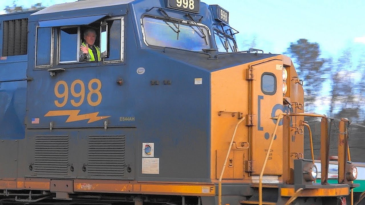 Amtrak Train & The Happy Engineer @ Hermatage Road