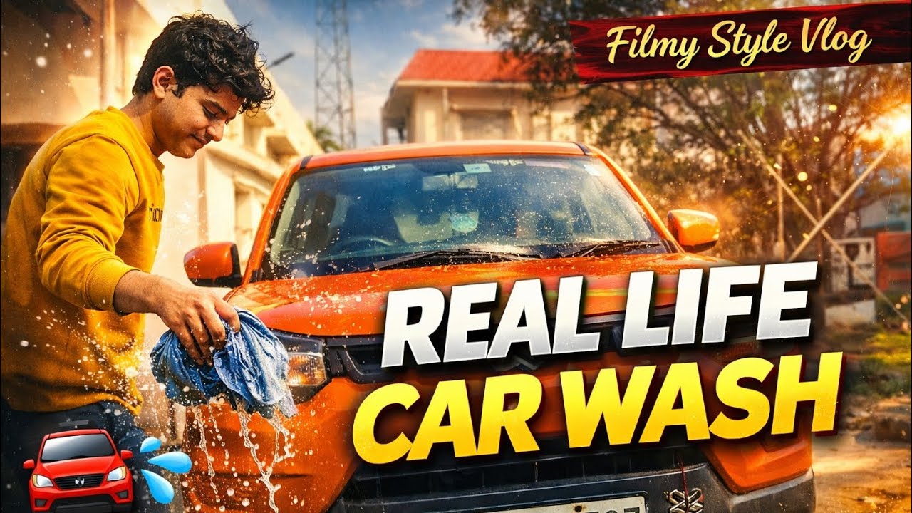 Real Life Car Wash 🚗💦 | No Filter Filmy Style Vlog | Just Reality |Deshi Fit Mithila 