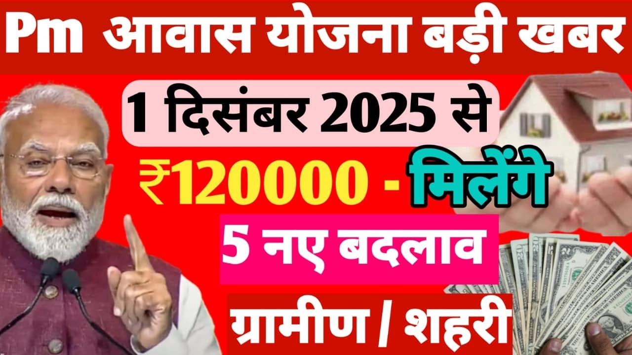 मोदी जी का आदेश, इस दिन आएगा पैसा, pradhanmantri awas yojana gramin list 2025