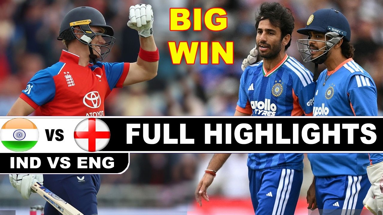 India vs England 2nd T20I Highlights 2026 | IND vs ENG 2nd T20I Full Match Highlights 2026