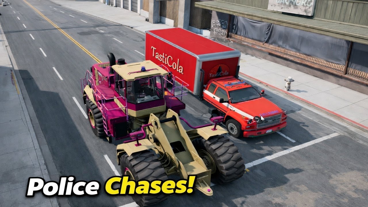 Randomized Police Chases on West Coast USA! (BeamNG Drive)