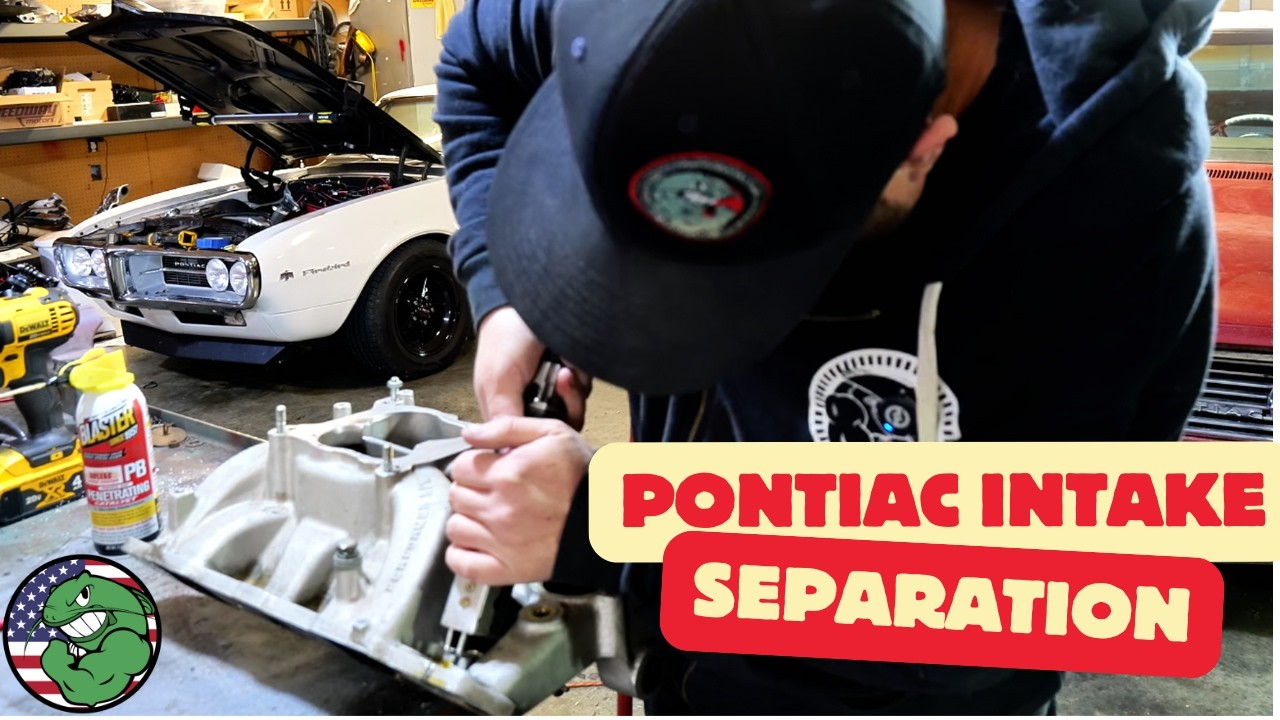 Pontiac Intake Manifold HACK! Separating the Water Crossover