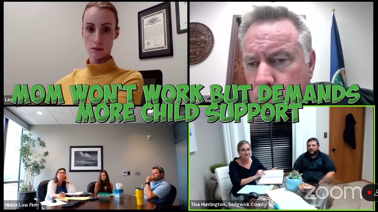 Mom Won’t Work But Demands More Child Support