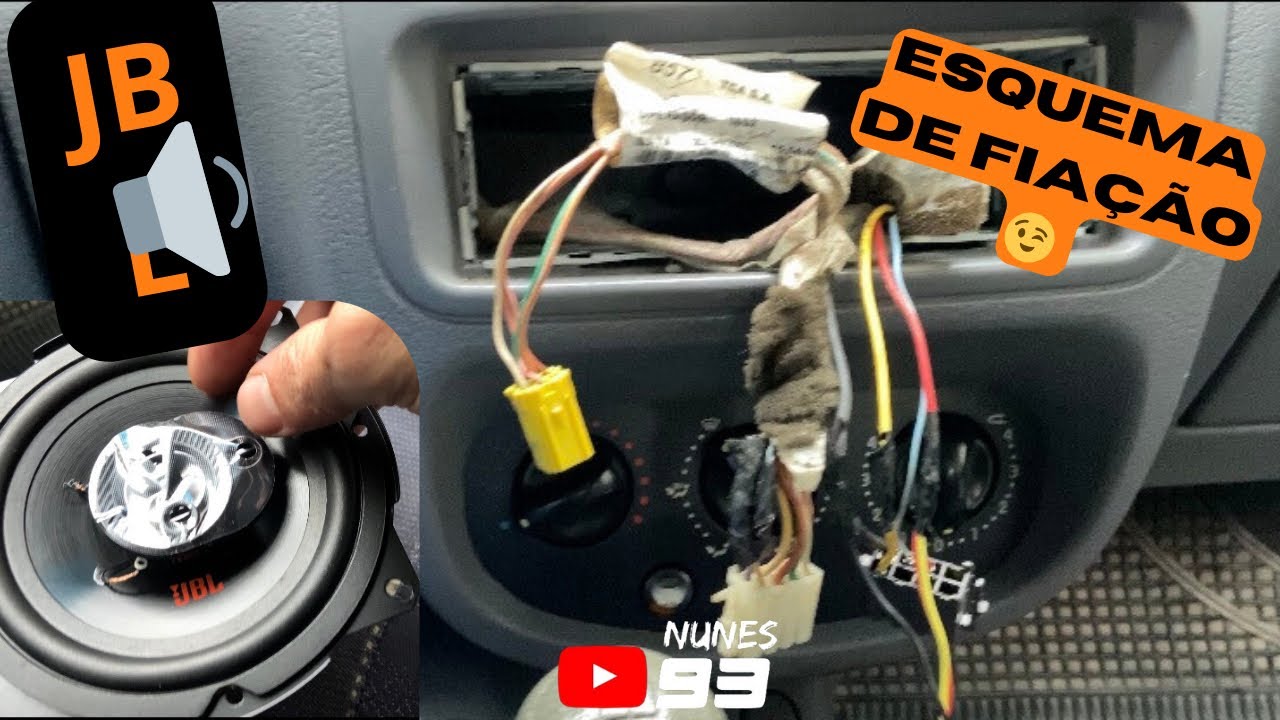 COMO INSTALAR RÁDIO PIONEER NO LUGAR DO RÁDIO ORIGINAL DO CLIO - AUTO FALANTE JBL 5 “
