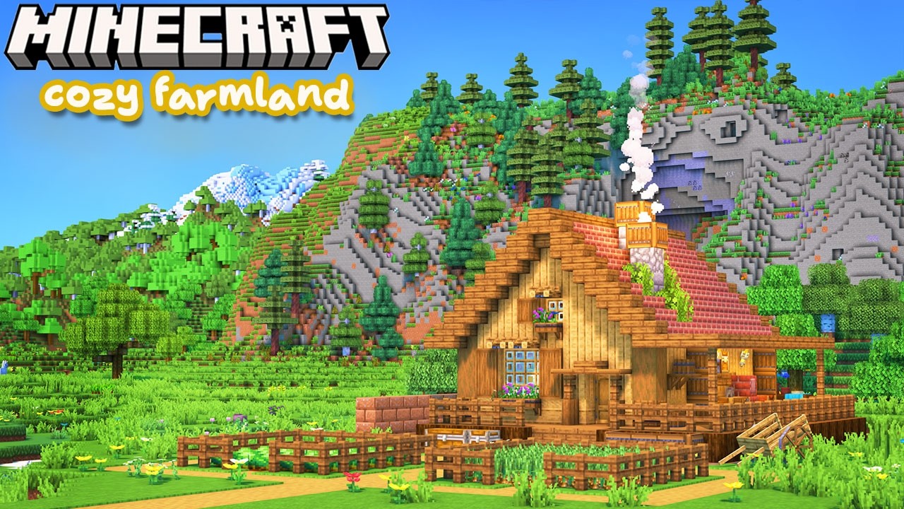 I Started My Cozy Farming Forever World in Minecraft!