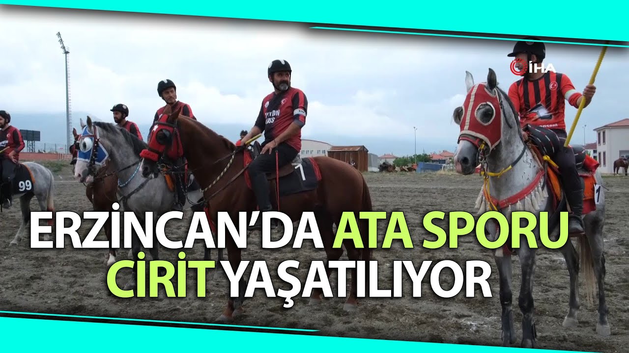 Erzincan’da Atlı Spor Kulüplerince Düzenlenen Müsabakalarla Ata Sporu Cirit Yaşatılıyor