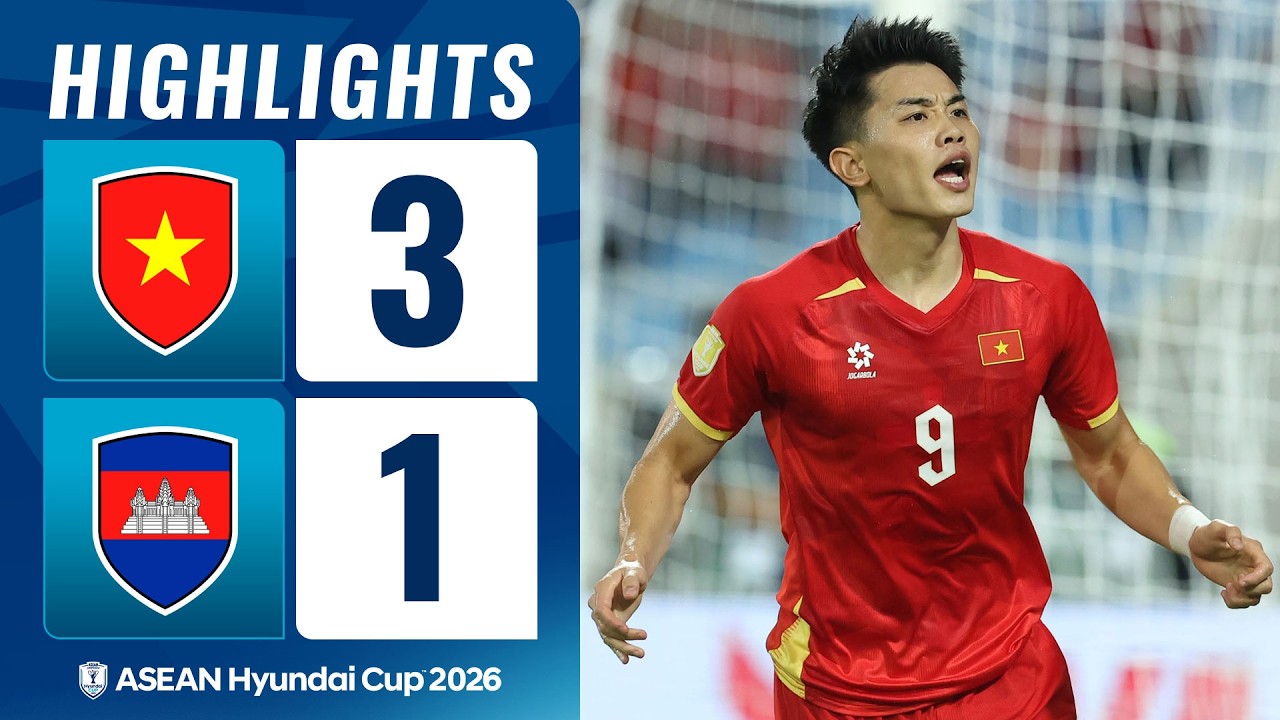 Вьетнам 3-1 Камбоджа | ASEAN Hyundai Cup 2026 | Обзор матча