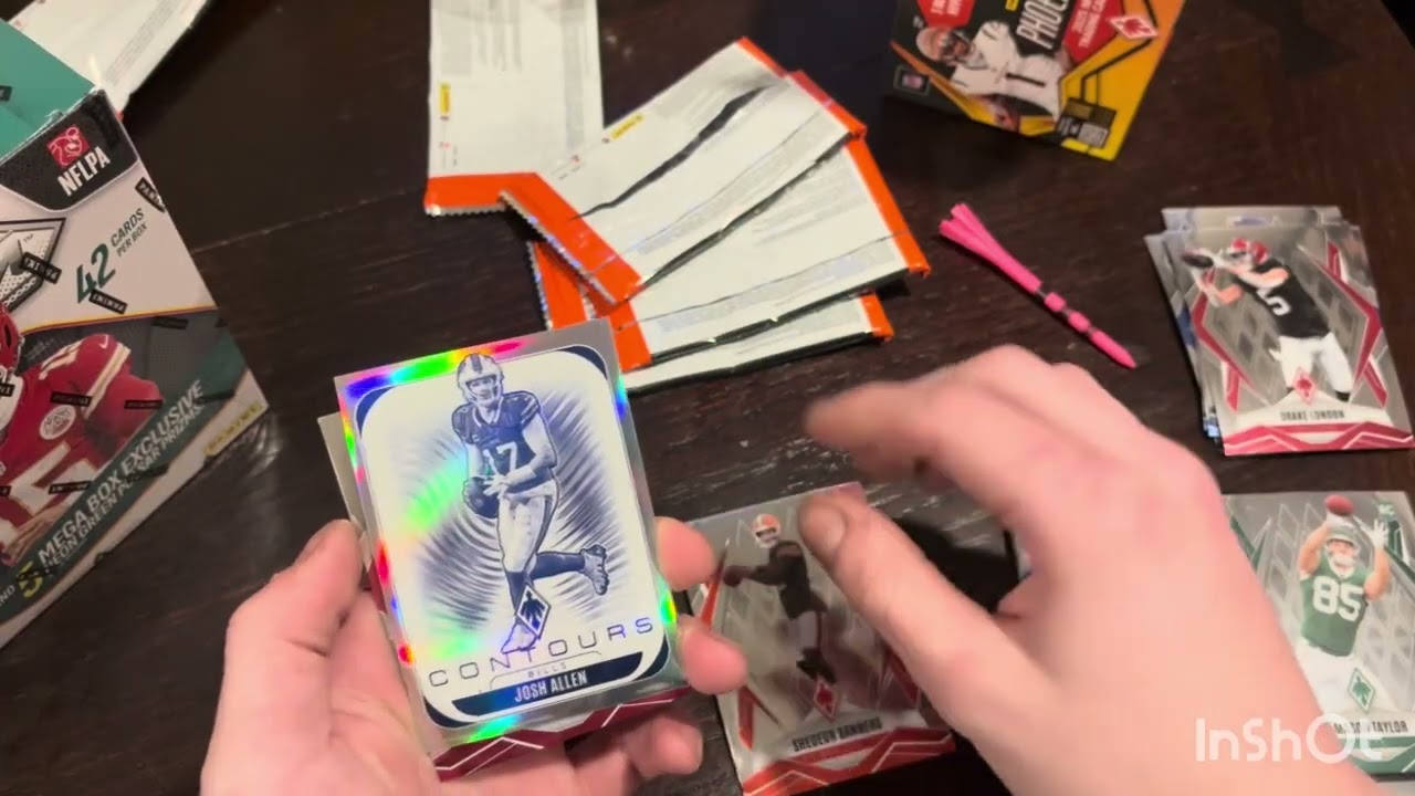First football sports card box opening on the channel. 