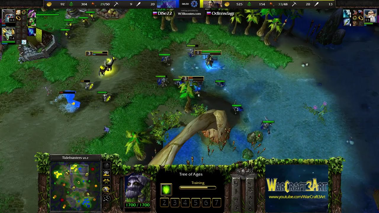Dise(NE) vs Deathnote(HU) - Warcraft 3: Classic - RN8099