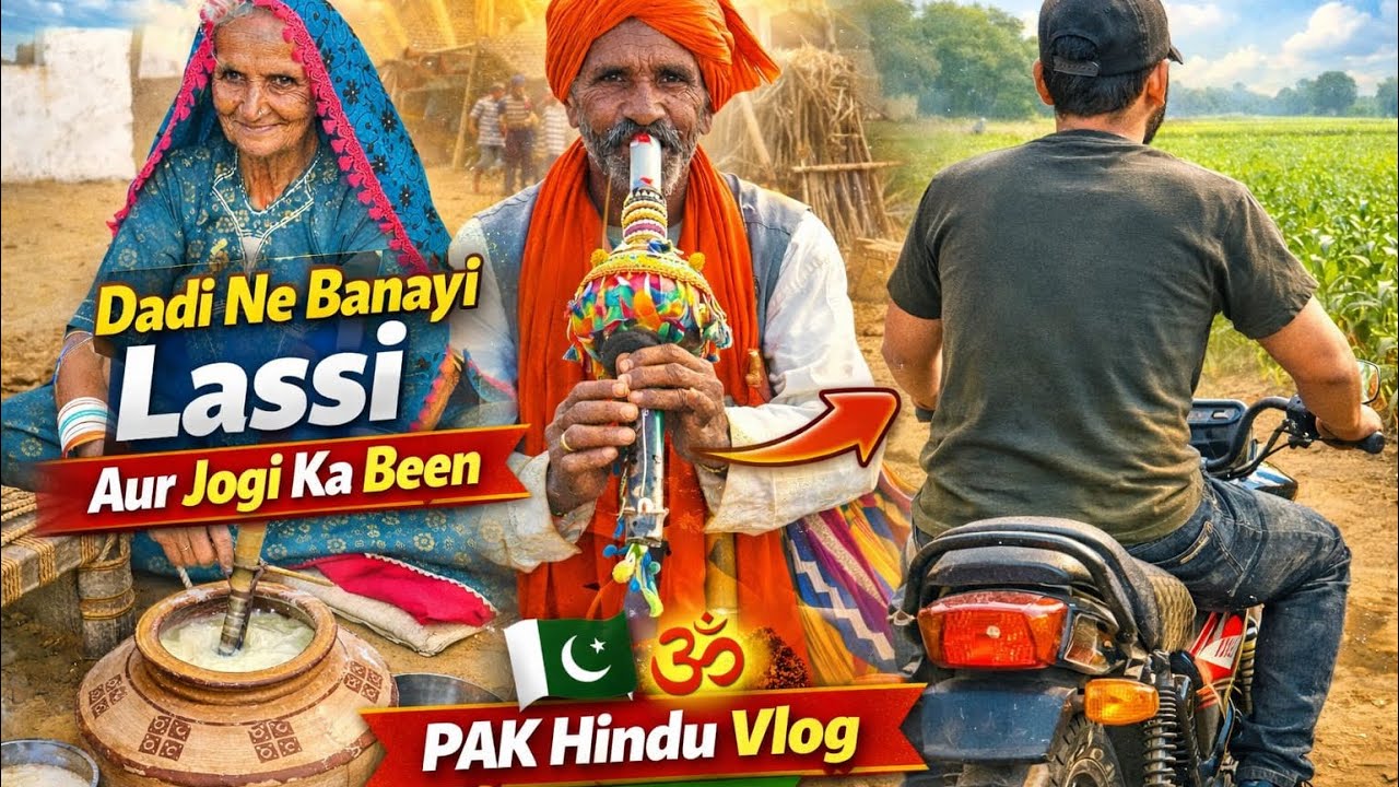 Meri Dadi Ne Banayi Desi Lassi | Jogi Ka Been | Pak Hindu Village Vlog 