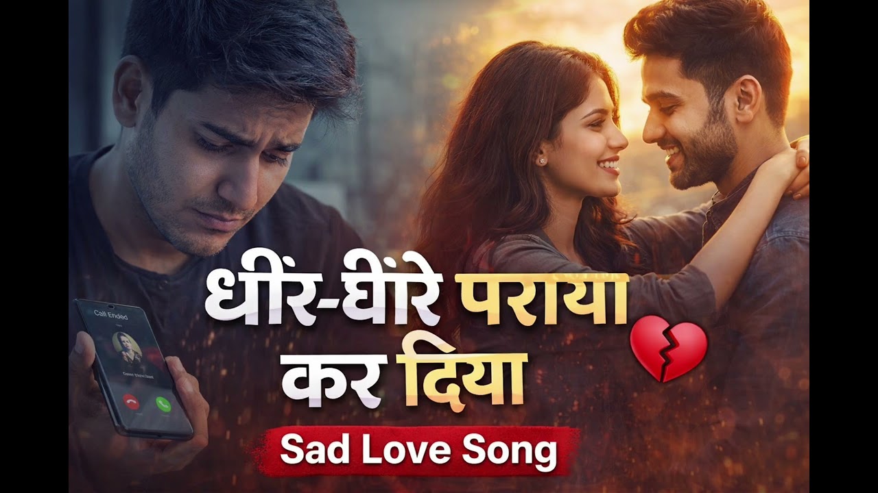 धीरे-धीरे पराया कर दिया 💔 | Sad Love Song | Emotional Breakup Song 2026