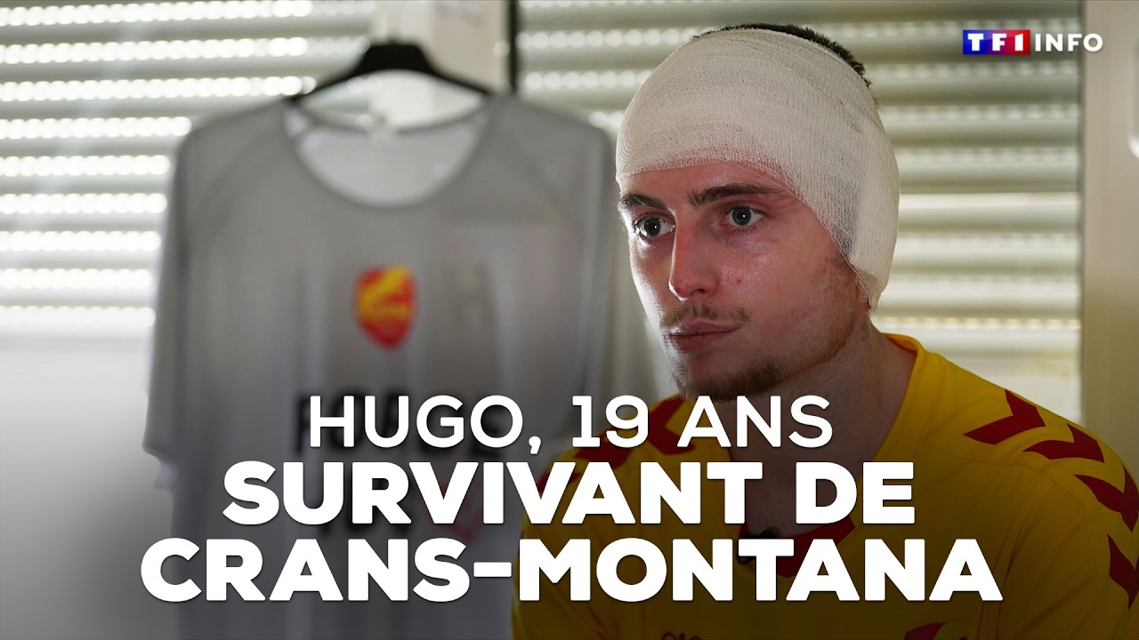 Rescapé de Crans-Montana, Hugo témoigne pour la première fois｜TF1 INFO