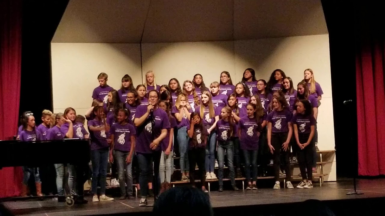 Iz's 6th grade choir performance
