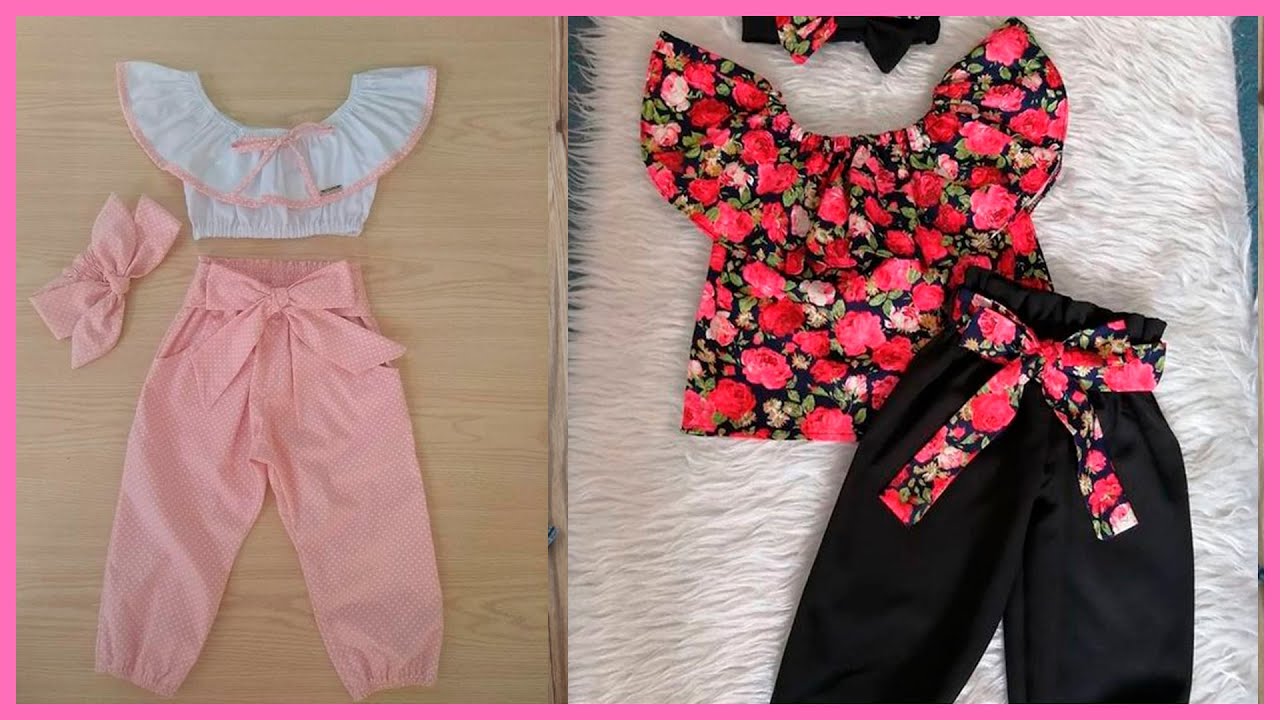 Conjunto short y blusa para niñas