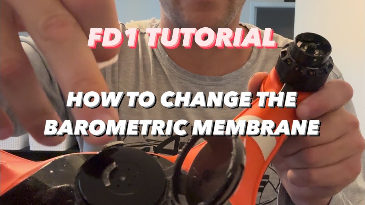 How to change barometric membrane on SwellPro FD1