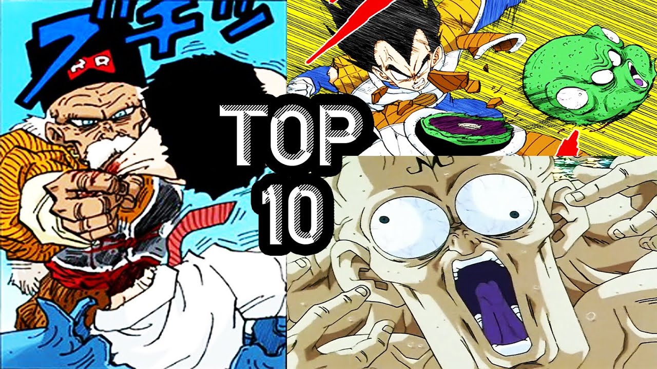 TOP 10: MU3RT3S MÁS BRUT4LES DE DRAGON BALL