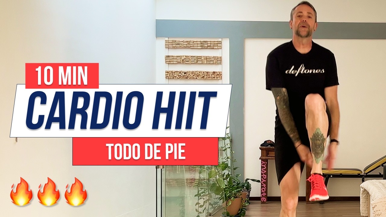 10 MIN CARDIO HIIT en casa sin equipo | VAMOS con Brian