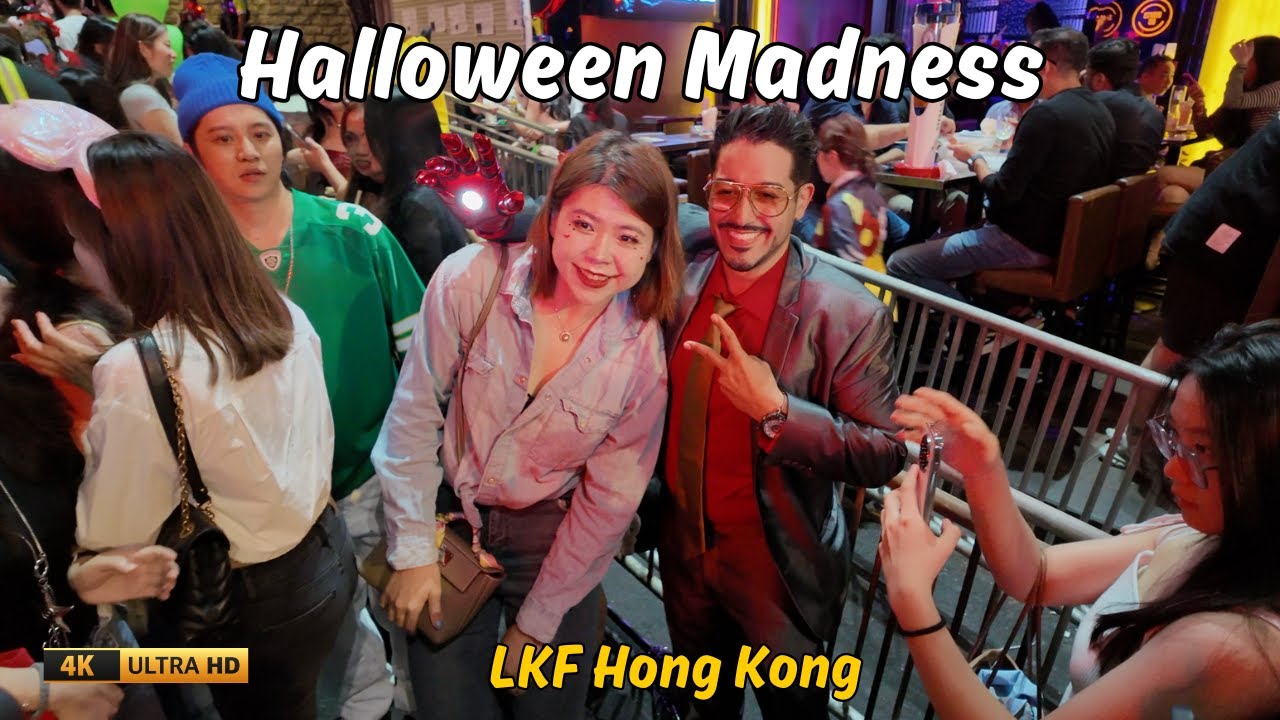 Hong Kong Halloween Madness | Lan Kwai Fong & Central Nightlife 2025