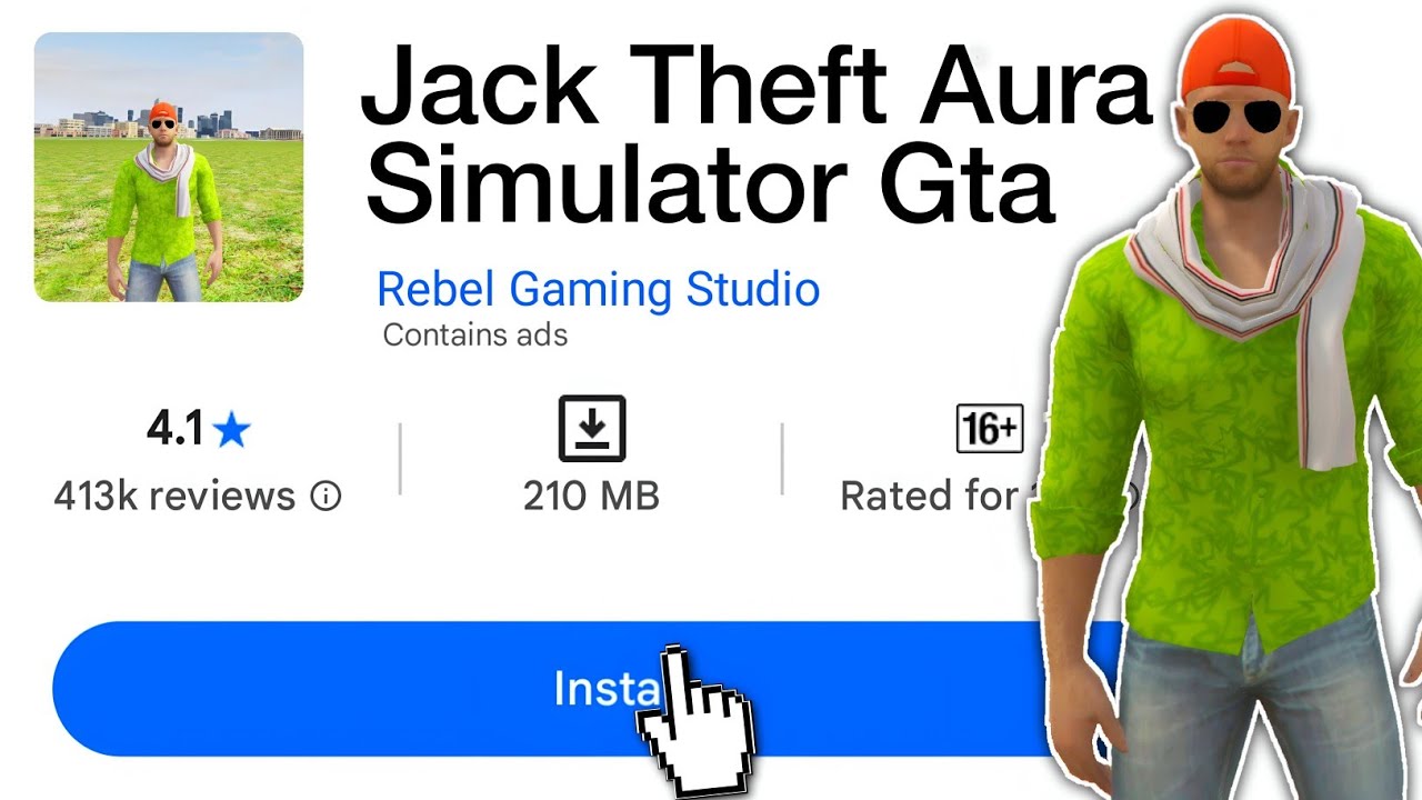 I Found Jack Theft Aura Simulator Gta Copy Games🤯On Playstore