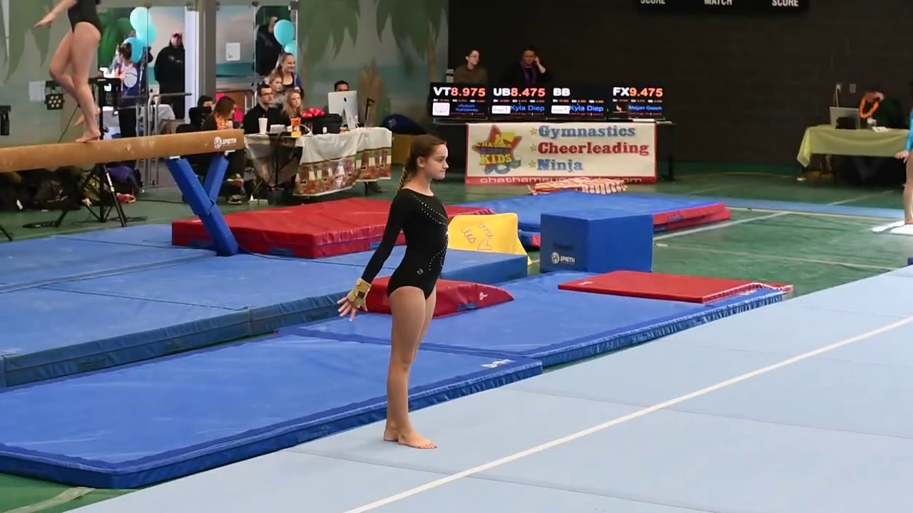 Gymnastics 2019 Dead Silence Gymnastics Floor Routine - Level 6 Age 12 B