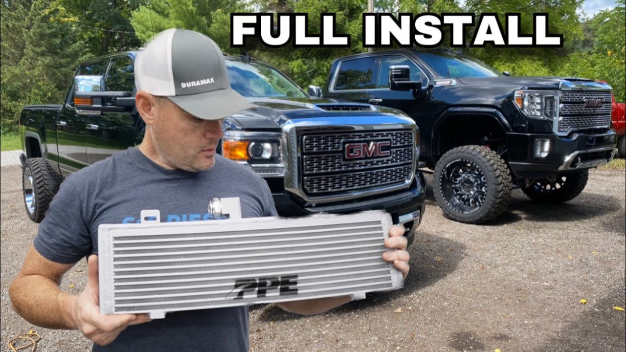 Как установить охладитель трансмиссии PPE 2017-2019 L5P Duramax *Снятие и замена*