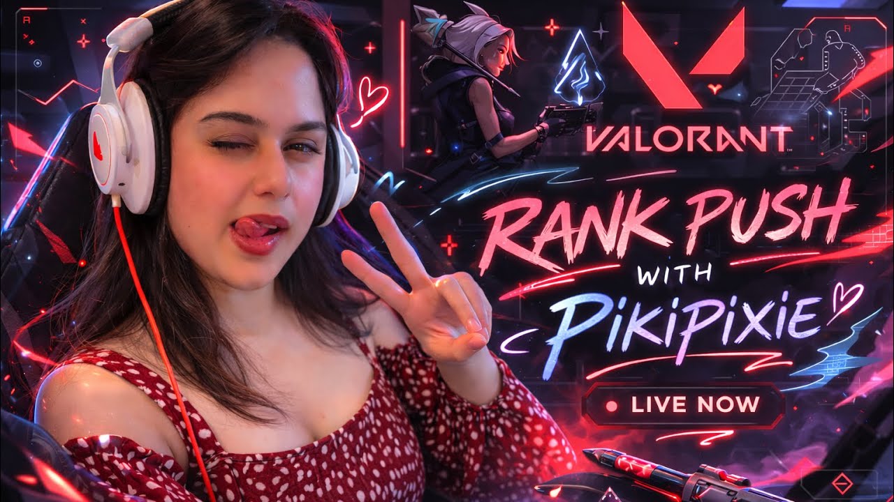 Radiant dreams, silver aim… let’s fix it together 😂✨ |  Facecam | #pikipixie #valorant live