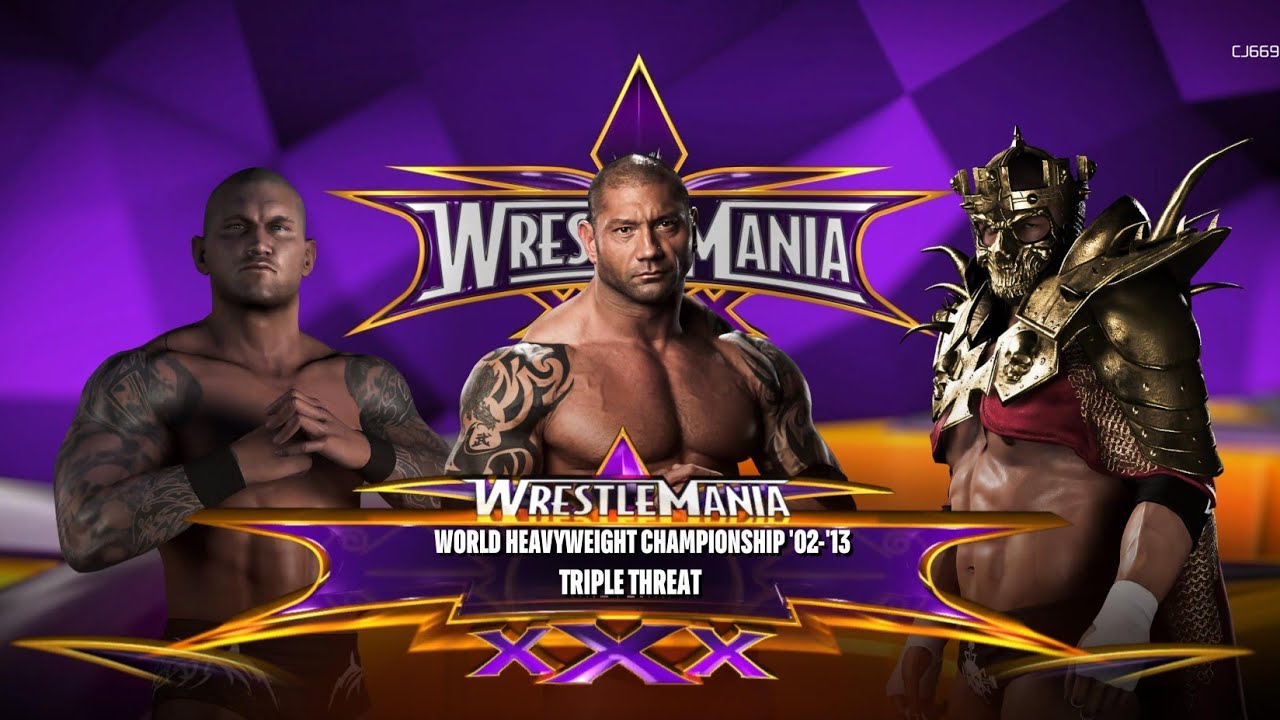 WWE 2K26 BATISTA VS TRIPLE H VS RANDY ORTON WM 30!!!!