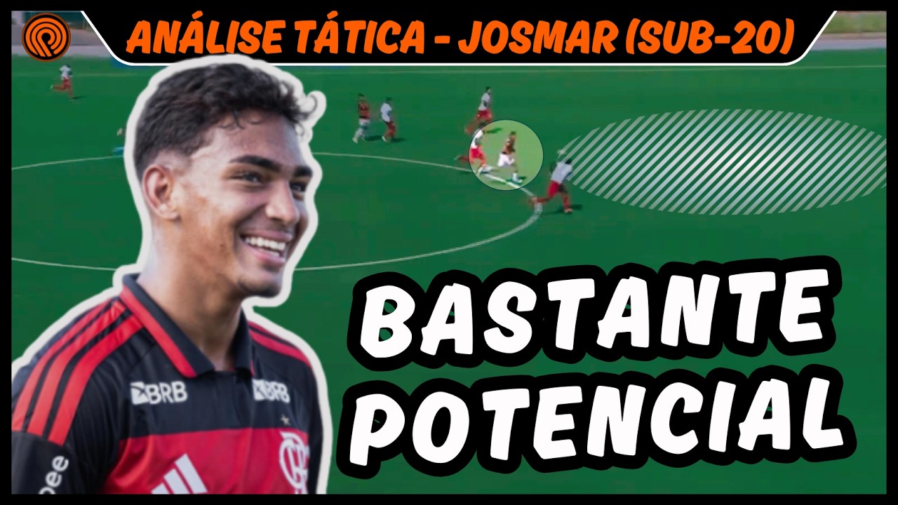 CONHEÇA O PERFIL TÁTICO DO ATACANTE JOSMAR, NOVO CENTROAVANTE DO TIME SUB-20 DO FLAMENGO