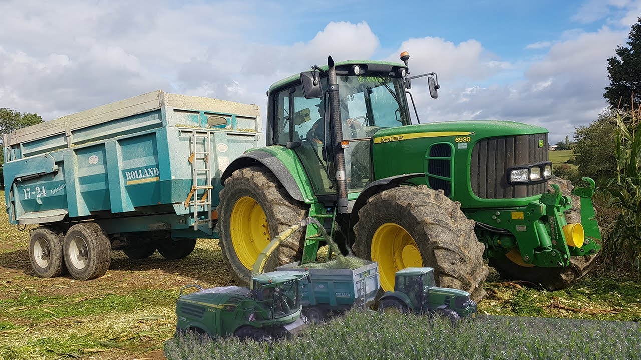 Nouvelle John-Deere 8500i & JD 6930 | Ensilage 2019