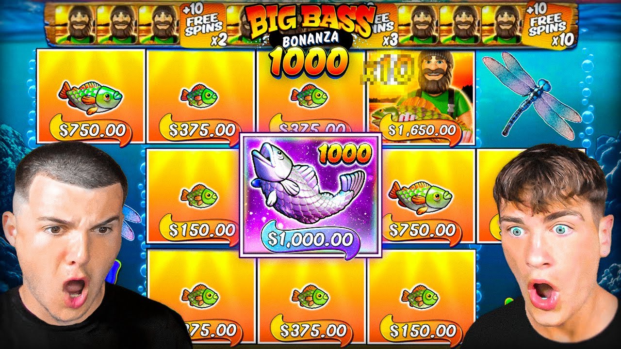 WE HIT THE 1000X FISH ON BIG BASS 1000!