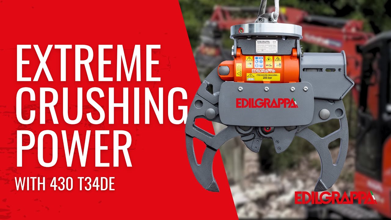 Concrete crusher 430 T34DE: Efficient demolition tool