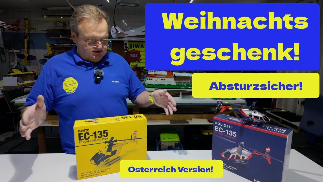 EC 135 ÖAMTC Scale RC Hubschrauber für Anfänger und Absturzsicher🙈