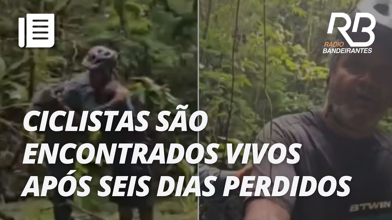 Ciclistas desaparecidos há quase uma semana são encontrados vivos na mata em Juquitiba