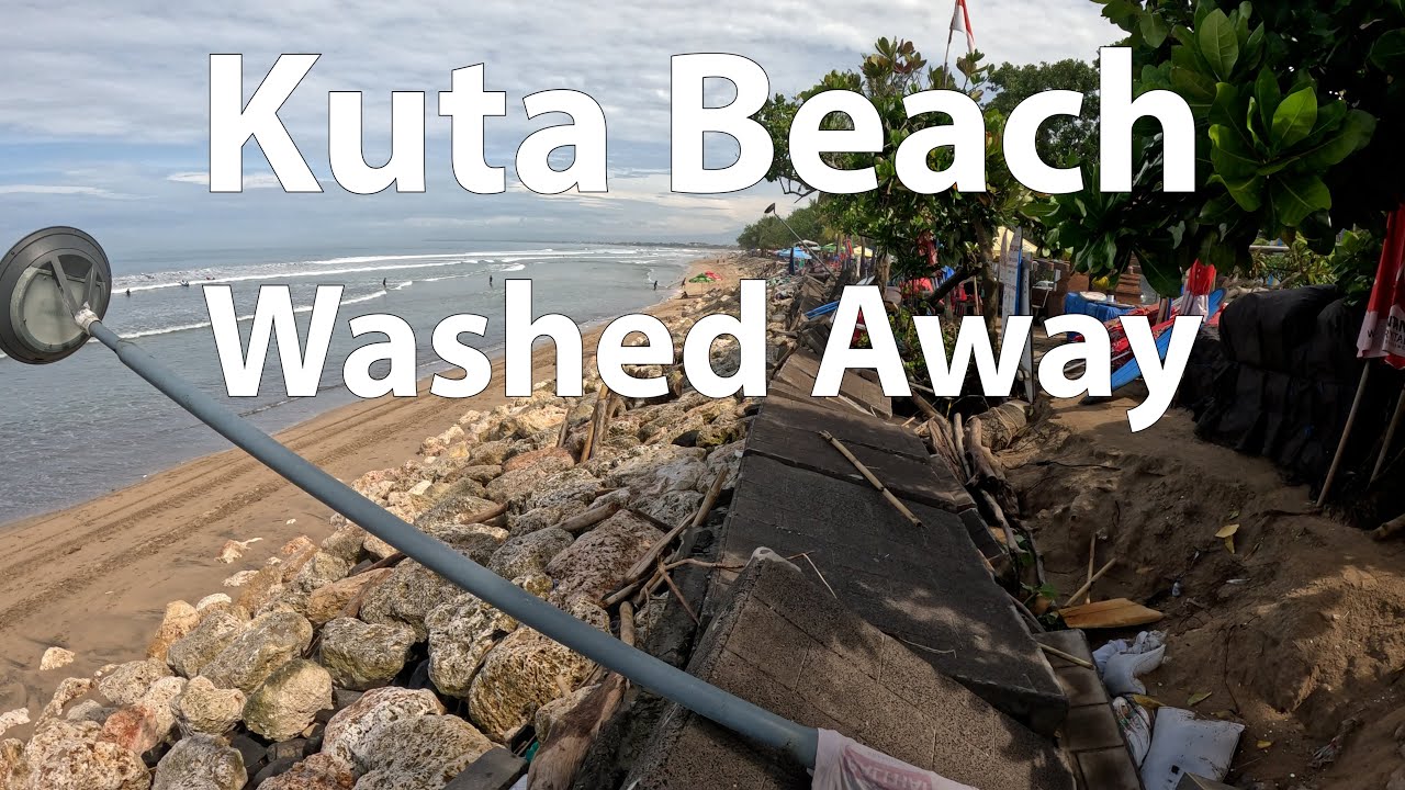 Пляж Кута смыло
