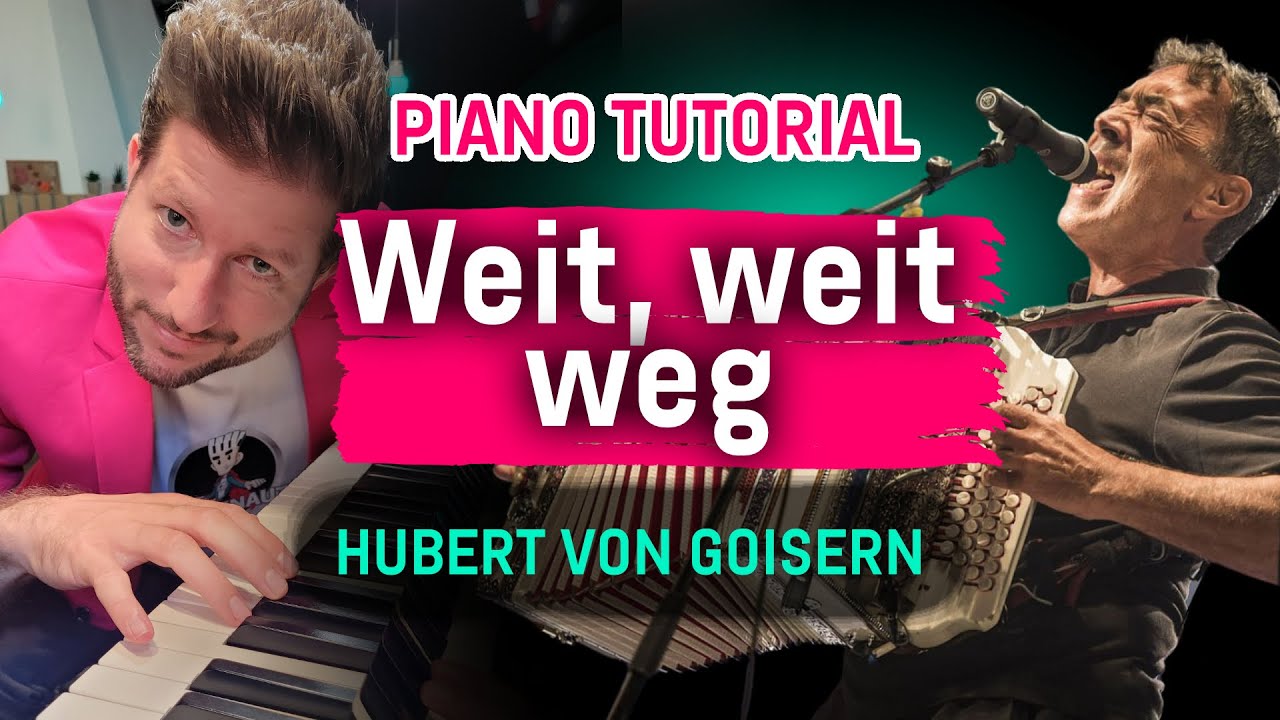 Profi arrangiert WEIT WEIT WEG auf der Stelle (Piano Tutorial)